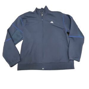 Adidas Navy Sport Jacket Full Zip Parley Ocean Plastic Ecologic Men’s Size XL